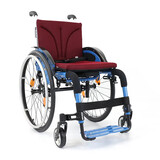 Aktivrollstuhl Airon 2001683 capriblau bordeauxrot 01